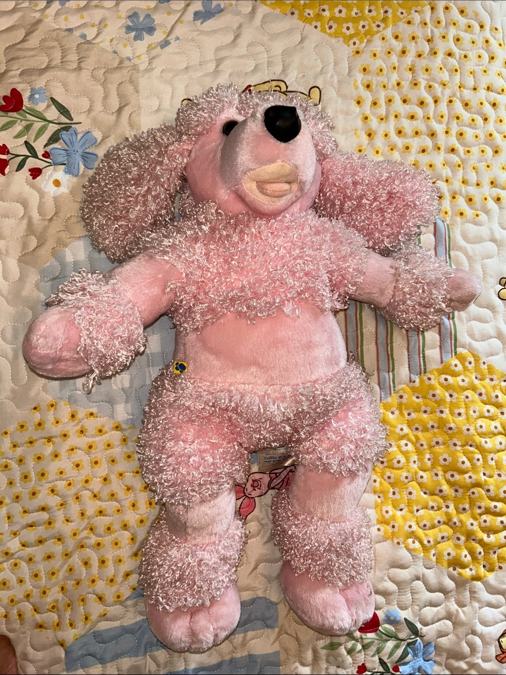 Build-A-Bear Pink Plush Poodle Stuffed Animal